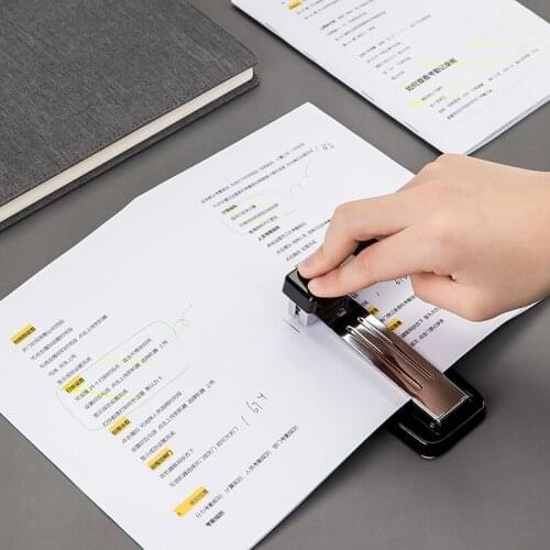 Deli Rotary Stapler Center Stapling Office Supplies Black 0414 suit 12# 24/6 26/6 staples