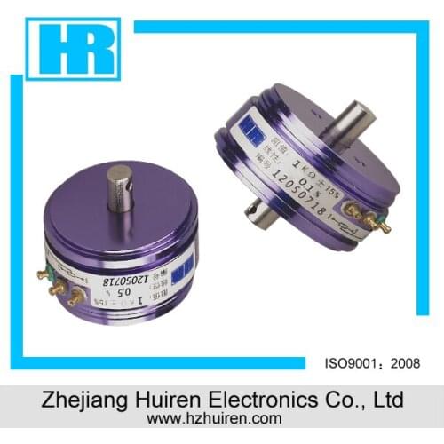 Double shaft partial pressure gauge potentiometers WDD35S