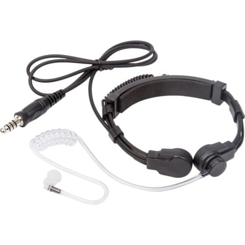 Throat Mic,for Motorola TLKR T80 T60 T5 T6200 Walkie Talkie Neck Throat Mic Earpiece Radio Headset