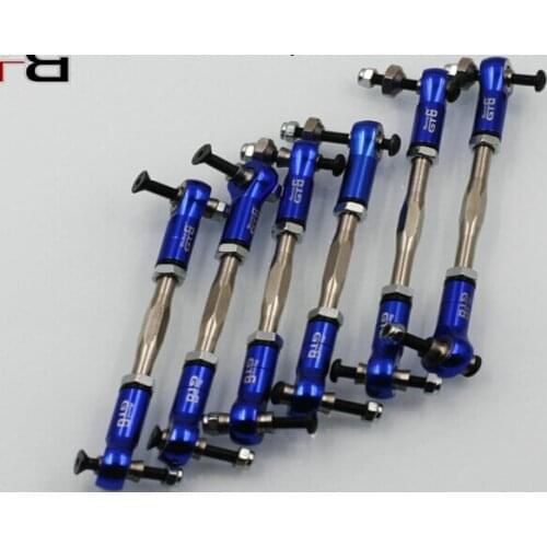 1/5 rc car gas GTB metal Front & Rear turnbuckle set (2 pcs rear and 4 pcs front) for Losi 5ive-t free shipping