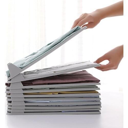New Creative Fast Clothes Fold Board Clothing Organization Shirt Folder Travel Backpack T-shirt Document Home Closet Organizer