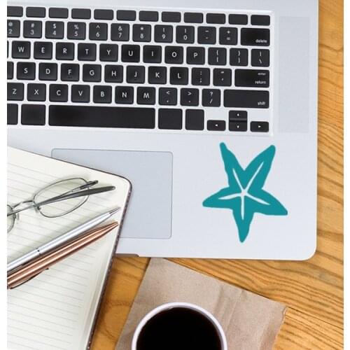 A Tiny Starfish Silhouette For Your Laptop Cellphone Decal Or Car Switch Poster Removable Adhesives Murals Vinyl Stickers S-473