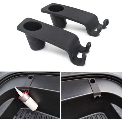 1 Set Front Trunk Bag Hooks Clips Easy Installation Car Modification Accessories Compatible with 2021 Tesla Model 3