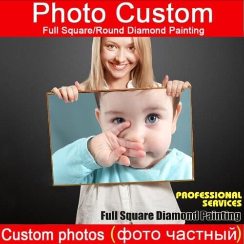 CraftArtGo Photo Custom 5D Square Round Diamond Painting Cross StitchPicture of Rhinestone DIY Diamond Mosaic Diamond Embroidery