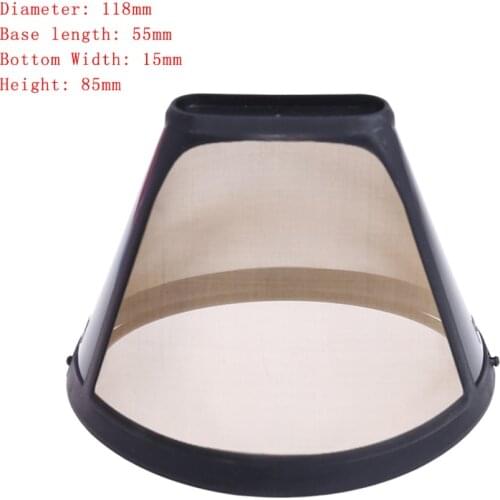 Reusable Coffee Filter 10-12 Cup Cone-Style Maker Machine Gold Mesh Handle Tool Mar28