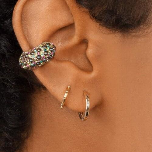Fashion Personality Luxury All-match C-shaped Ear Bone Ring