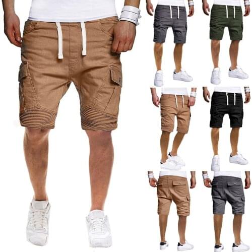 New Mens Military Cargo Shorts 2021 Army Tactical Fitness Joggers Shorts Men Cotton Loose Work Casual Short Pants Plus Size 4XL
