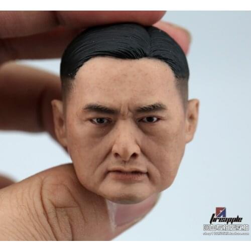 Out of stock 1/6 soldiers head carving HP headplay Zhou Run hair brother head carving Action Figures
