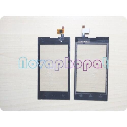 Novaphopat 4 inch Black Touchscreen For FLY IQ4418 Touch Screen Digitizer Sensor Panel Screen Replacement + tracking