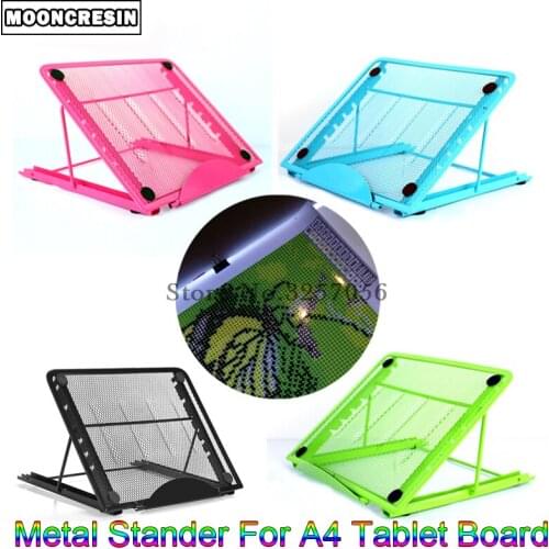 New Color Metal Stander for A4 Led Light Pad Box Tablet Board 5D Diamond Painting Tool Particular Design Multi-angle Adjustment