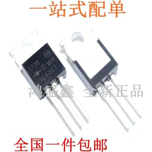 Original 5pcs/ MUR1640CT MUR1640CT 16A 400V MUR1640F TO-220