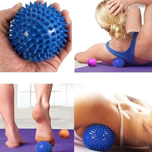 Durable PVC Spiky Massage Ball Trigger Point Sport Fitness Hand Foot Pain Relief Body Treatment Ball