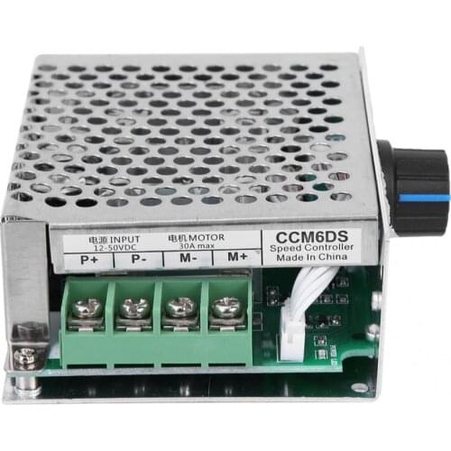 DC 12-50V 30A 1500W Motor Speed Controller Adjustable PWM Motor Speed Regulator with Shell DC Motor Controller