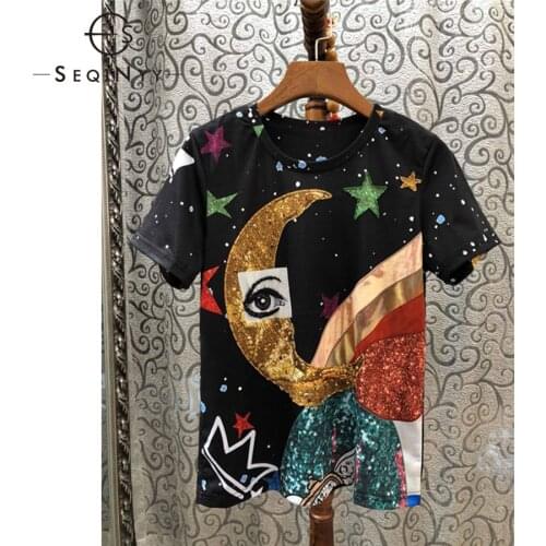 Женские летние футболки SEQINYY China At AliExpress