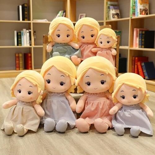 Kawaii Doll Pillow Plush Toys Soft Animals Kids Baby Toys For Girls Children Boys Birthday Gift Cute Cartoon Toy