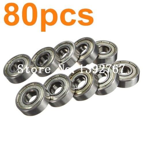 Wholesale 80pieces Steel Rolling Bearing 16*8*5MM for 1/8 Scale HSP 85763 81070 Himoto RC Car Spare Part