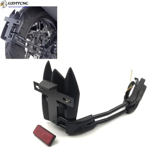 TMAX530 Rear Hugger Fender Mudguard Mudflap License Plate Holder for Yamaha T-MAX TMAX 530 2012 2013 2014 2015 2016