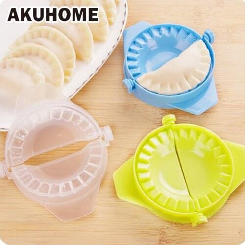 1PC Dumpling Maker Molds Food-Grade Plastic Pack 7.5cm Dough Press Dumpling Pie Ravioli Mould Pastry Dumpling Molds