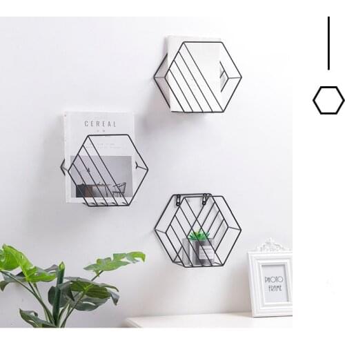 1PC New Iron Nordic Minimalist Magazine Rack Magazine Storage Rack Newspaper Racks Living Room Wall Decorations JL 238