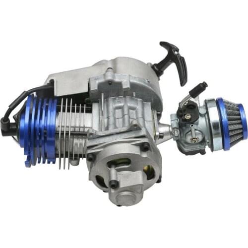 2 Stroke 49/50cc Performance Cylinder Big Bore Pocket Bike Racing Engine Motor + Air Filter Pocket Rocket Quad/Dirt Bike