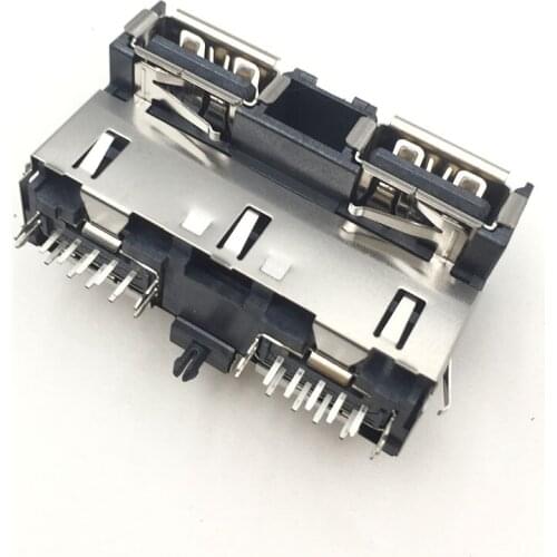 20PCS Dual USB Socket Port Connector Repair For Sony Playstation 4 PS4 1200