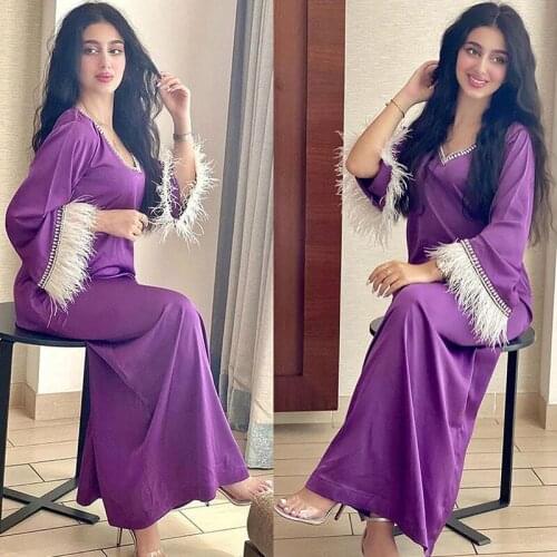 Abaya For Women Muslim Fashion Dubai Turkey Maxi Dress Kaftan Evening Gowns 2021 New Ramadan Caftan Marocain Djellaba Femme