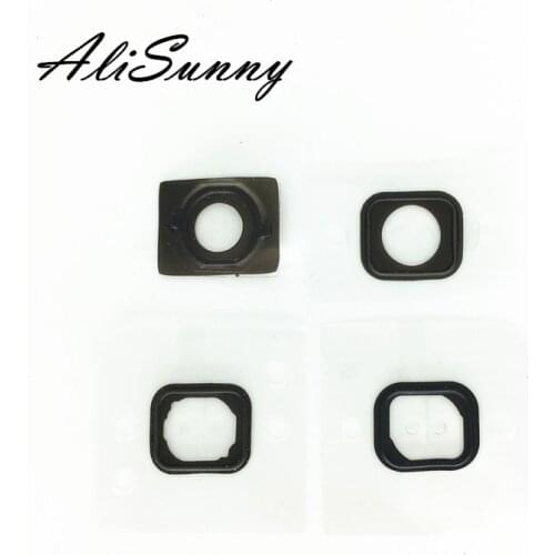 AliSunny 50pcs Home Button Gasket for iPhone 8 7 6 6S Plus 5S 5 Home Holding Space Rubber Adhesive Sticker Replacement Parts