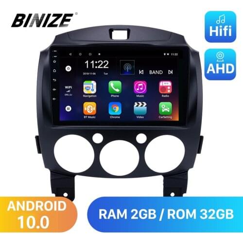 Android 10.1 2din 9" Car Radio Stereo GPS Navigation Autoradio For MAZDA 2 2007 2008 2009 2010 2011-2014 Multimedia Video Player
