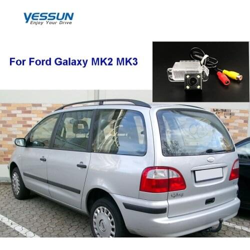 Yessun HD CCD Night Vision Car Rear View Reverse Backup Camera Waterproof For Ford Galaxy MK2 MK3 license plate camera