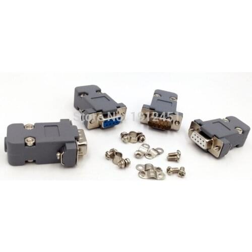 DB9 VGA Plug D type connector 9pin port socket adapter female&Male RS232 DP9