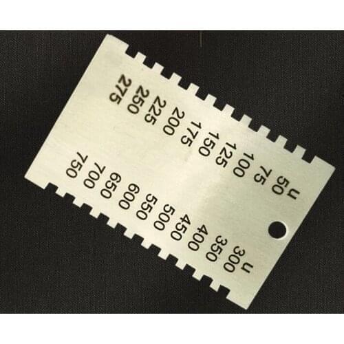 Wet film comb TMWF-950 stainless steel Wet Film Gauge(Material:SS304)