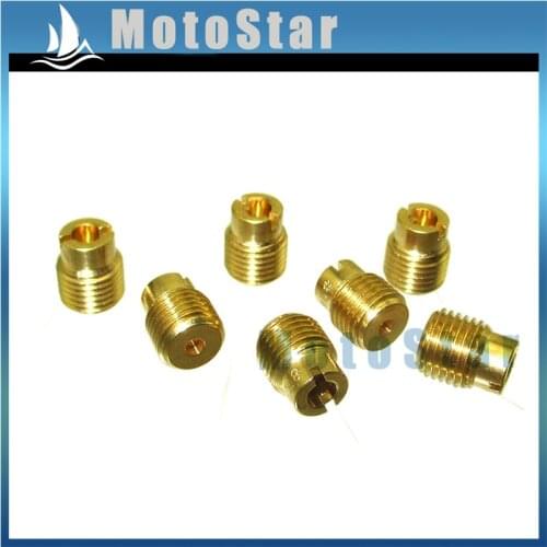 # 102.5 105 110 115 120 125 130 Carburetor Main Jets For GX160 GX200 Mini Bike Go Kart Predator 212cc 5.5hp 6.5hp Engine