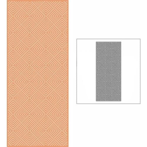 New Slim Dotted Nested Diamonds Background Plate 2021 Metal Cutting Dies for DIY Scrapbooking and Card Making Embossing Craft