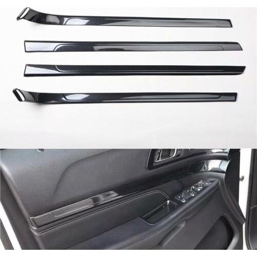 New Car-styling For Ford Explorer 2016 2017 2018 Car Door Inner Panel Decoration Strips Trim ABS Moldings Accessories 4pcs