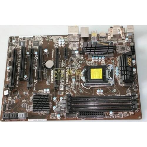 Original motherboard for Asrock Z77 Extreme3 EX3 DDR3 LGA 1155 I3 I5 I7 CPU USB2.0 USB3.0 Z77 Desktop motherboard Free shipping