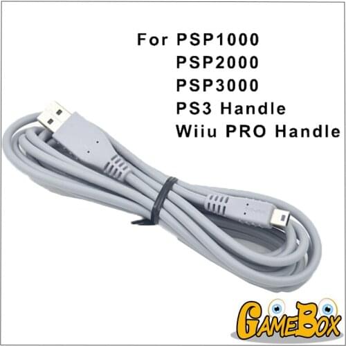 Original USB Data Cable for Sony PSP 3000 Mini USB Power Wire Charging Cable Cord For PSP3000/PSP1000/PSP2000/PS3/Wiiu PRO