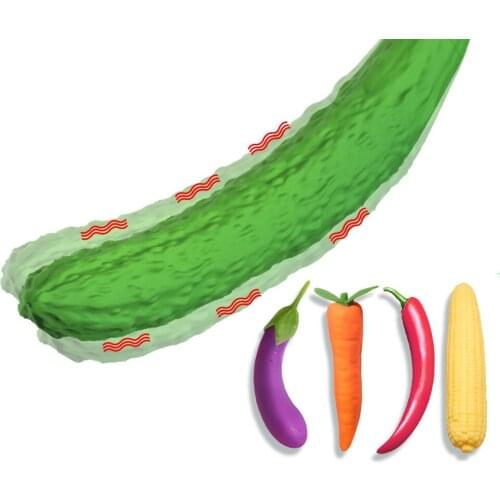 Vegetable Vibrator Sex Toy G-Spot Vagina Clitoris Stimulator Massage Female Masturbator Sex Product Protecting Privacy