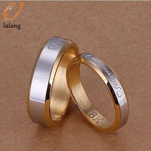 Popular Wedding Couple Rings Eternal Love Engagement Forever Love Letter Jewerly Women & Men Wedding Couple Rings Jewelry