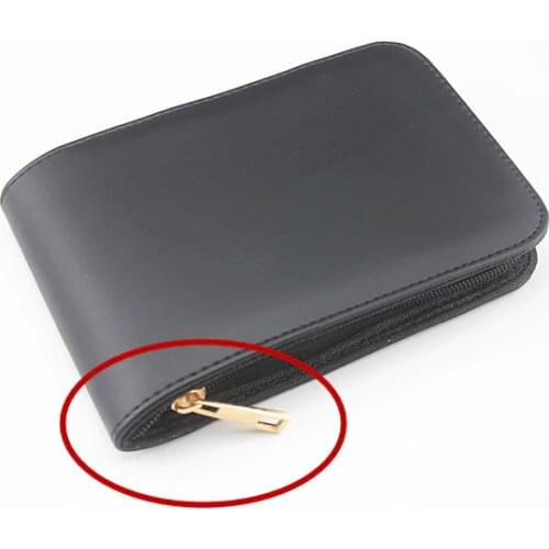 New Arrival Top Quality Black Color Fountain Pen Roller Pencil Case Holder Fit For Student Office Stationery