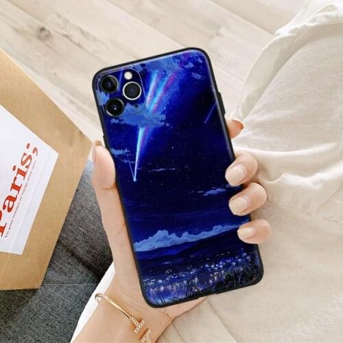 Your name anime movie aesthetic For IPhone Se 6 6s 7 8 Plus X XR XS 11 12 Mini Pro Max Glass TPU Silicone Phone Case Cover Shell