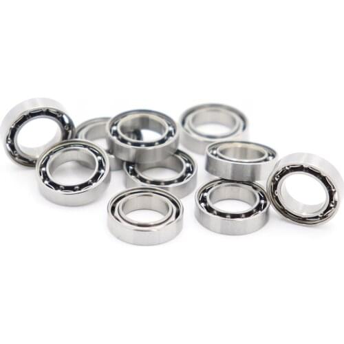 SMR106 Open Bearing ABEC-1 10PCS 6x10x2.5 mm Stainless Steel Miniature OPEN Ball Bearings S MR106 617/6