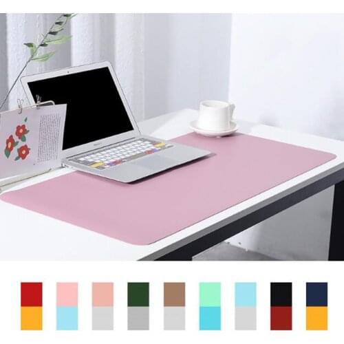 Desk-Table-Prodector Desk-Mat Mouse Pad 100x50cm Large Keyboard Mouse Pad PU leather Gaming Computer Office Mousepad Antifouling