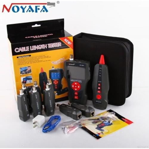 NOYAFA NF-8601W LCD LAN Network Cable Tester Phone Telephone Wire Tracker for PING POE BNC RJ45 RJ11 Line Testing NF_8601W