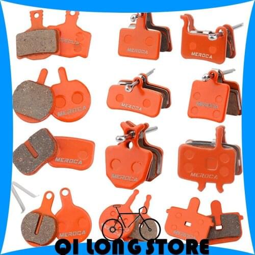 MEROCA MTB brake pads bicycle resin brake pad for SHIMANO SRAM GIANT ZOOM QUADIEM M315 M355 M375 M396 M416 M446 M447 M475