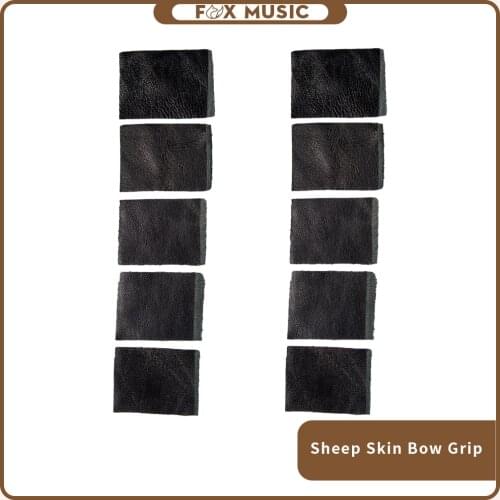 10PCS 3.5x2.5cm Violin Bow Leather Skin Replacement For Making Violin Bow Violin Part &Accessories New