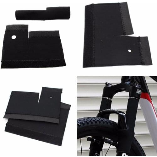 2pcs Bicycle Frame Chain Protector Cycling Mountain Bike Stay Front Fork Protection Guard Protective Pad Wrap Cover
