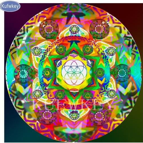 Mandala painting Diamond Embroidery,diy Diamond Painting Cross Stitch,Diamond Mosaic Needlework,art and Crafts,decoration home