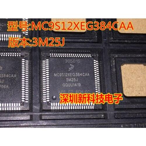 1pc MC9S12XEG384CAA 3M25J QFP80 car ECU board chip chip IC transponder brand new