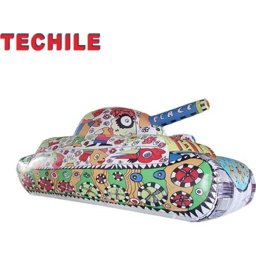 Free shipping advertising inflatable tank model outdoor activity model