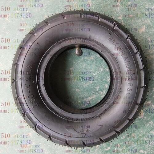 Free shipping 2.50-4 tire fit Motorcycle tyre Gas Electric Scooter Bike Tire and Scooter wheelchair wheel